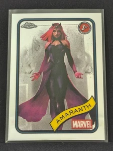 2025 Topps Chrome Marvel #99 Amaranth 1st Appearance RC - Picture 1 of 1