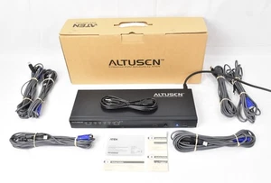 Aten Altusen KH1508A Cat 5 High Density KVM Switch w/ (6) Cables - Picture 1 of 9