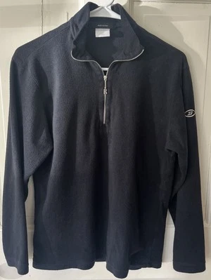 Bogner 1/4 Zip Black Lightweight Fleece Pullover Ski Size XS Italy Vintage - Image 1 of 4