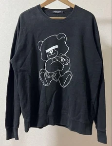 Undercover Privacy Bear Trainer Sweatshirt Black XL Used JAPAN - Picture 1 of 5