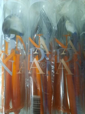 BRANDANI SET 16 POSATE COLORE ARANCIO (4 SET DA 4) - Immagine 1 di 3