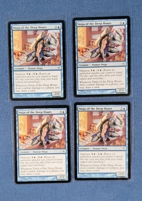 Ninja of the Deep Hours x4 Playset Betrayers of Kamigawa Mtg - LP To NM - Magic - Image 1 of 2
