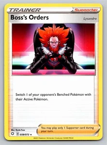 Boss's Orders 058/072 Rare Shining Fates Pokemon Card - NM Near Mint - Picture 1 of 2