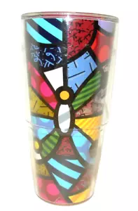 Tervis Becher 24 oz Thermo Doppelwand Tasse Schmetterling Art Deco Britto selten - Bild 1 von 9