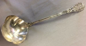 Dominick & Haff D&H Renaissance SterlingSilver Soup Ladle Pierced Handle 14"mono - Picture 1 of 5