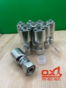 Paquete de 10 mangueras de repuesto Parker 43 Series 1JS43-8-8 1/2" ORFS hembra a 1/2" - Imagen 1 de 3