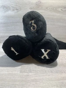 Golf Club Universal Fit Driver Woods Head Cover Set Generic Model Blk/Wht - Picture 1 of 3