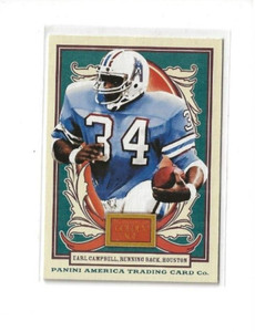 Earl Campbell - 2013 Panini Golden Age - card # 115 / Running Back Houston