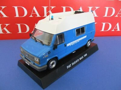 Die cast 1/43 Modellino Furgone Polizia Police Fiat Ducato Maxi 1988 - Immagine 1 di 3
