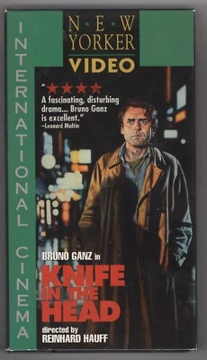 Knife In The Head (Very Rare & Never Played Screener VHS Promo) Bruno Ganz - Image 1 of 2