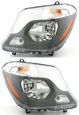 FITS MERCEDES BENZ SPRINTER 2014-2016 PAIR HEADLIGHTS HEAD LAMPS FRONT LIGHTS - Image 1 of 2