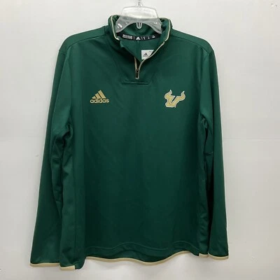 USF BULLS Women’s Size XL Adidas  1/4 Zip Long Sleeve Climalite - Image 1 of 4