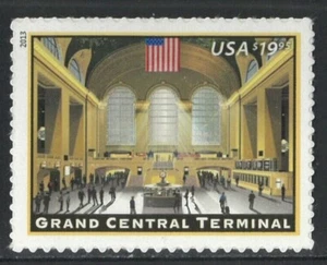 USA 2013 Landmarks Grand Central Terminal US$19.95 Stamp Scott 4739 MUH - Picture 1 of 1