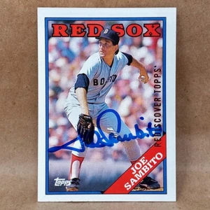 1988 Topps #784 Joe Sambito SIGNED Bronze Rediscover Buyback Autograph Card - Bild 1 von 3