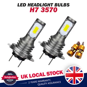 For VW Golf Mk6 2009-2012 6000K White LED Low/Side Headlight Bulbs H7 W5W Set UK - Picture 1 of 15