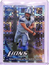 2010 Topps Chrome X-Fractors #C33 Matthew Stafford Football Card NM-MT  ID:23501