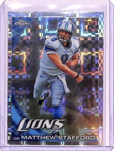 2010 Topps Chrome X-Fractors #C33 Matthew Stafford Football Card NM-MT  ID:23501