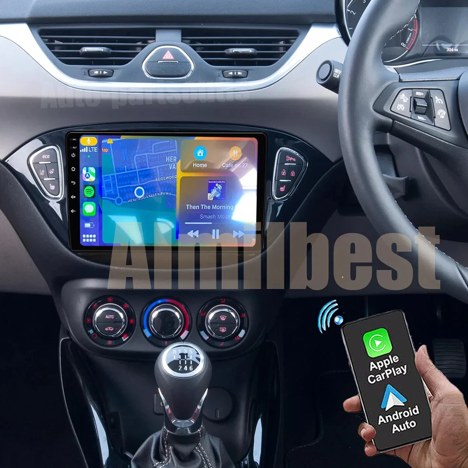 AIMILBEST For Vauxhall Corsa E 2015-2019 Android Car Stereo Radio Carplay GPS Navi 2+32GB