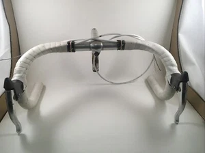 Cinelli Stem And Drop Bars Plus Campagnolo Breaks. With New Hoods And Bar Tape - Picture 1 of 8
