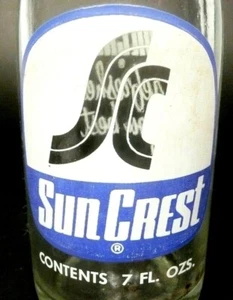 BOTELLA DE SODA ACL de colección: edición tardía CREST SOLAR de JEANNETTE, PA - 7 oz LCA - Imagen 1 de 3