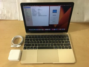 Apple MacBook 2017 12" Retina 1.4GHz Core i7,8GB RAM,256GB SSD,Gold,Fair Conditi - Photo 1/20