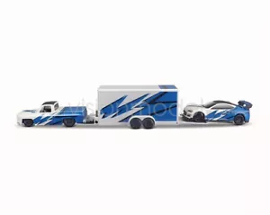 Maisto 1:64 1987 1500 Pickup Trailer 2019 BRZ Haulers Metal Diecast Car - Picture 1 of 1