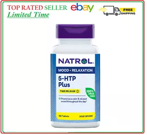 Natrol 5-HTP Plus Mood and Relaxation 100 mg, 150 Time Release Tablets - Picture 1 of 4