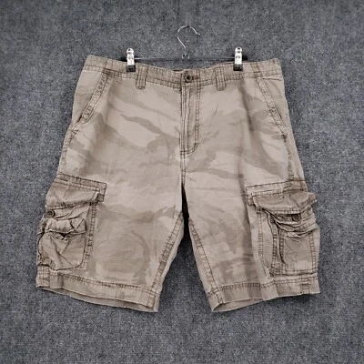 Pantalones Cortos Sonoma Cargo Para Hombres 36 Beige Camuflaje Ripstop Utilidad Táctico Militar Foto 1 de 4