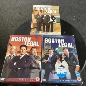 Boston Legal- The Complete Seasons 1-3 DVD Box Sets DISCS LIKE NEW 1045G - Picture 1 of 3