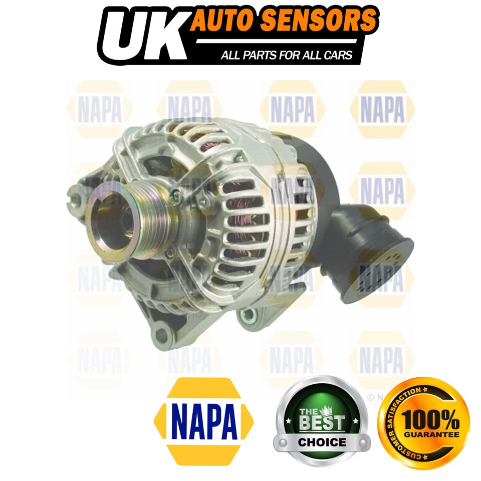Alternador NAPA compatible con BMW Serie 3 1998-2007 Serie 5 1996-2004 Z3 1995-2002 Foto 1 de 2
