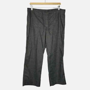 Prana Cropped Sutra Hanfmischung Kordelzug Hose Medium 36" W 27,5" Schrittlänge grau - Bild 1 von 18