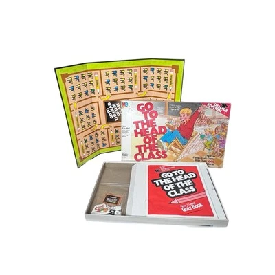 VTG 1986 MB Go To The Head Of The Class Deluxe Edition Board Game Complete - Image 1 of 4