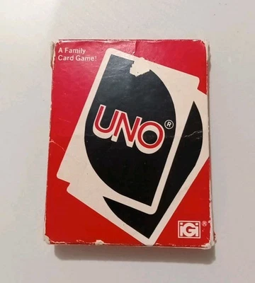 Mattel UNO Classic Card Game Complete International Games Inc Joliet IL 1979 - Image 1 of 4