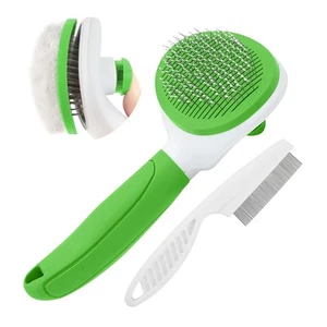 Cat Brushes for Indoor Cats, Dog Brush for Shedding with Metal Cat Comb, Self... - Picture 1 of 6