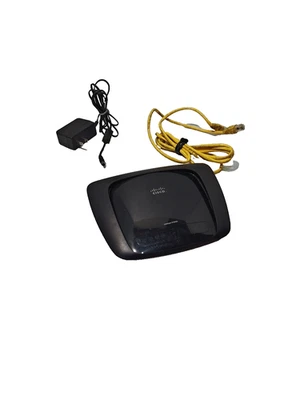 Cisco Linksys E1000 802.11b/g/n wireless broadband 4-port router Wi-Fi Ethernet  - Image 1 of 4