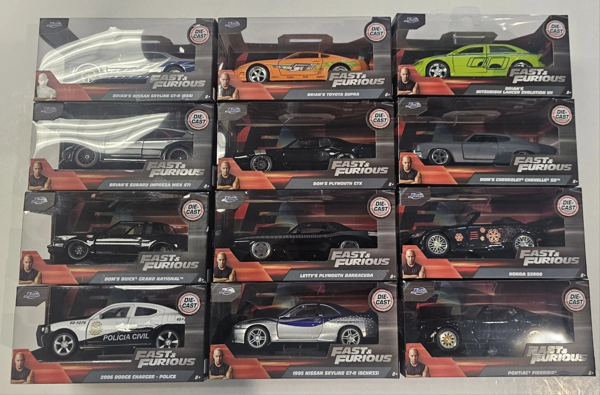 Jada Toys Fast & Furious 1:32 Scale Diecast Cars, Trucks & Vans