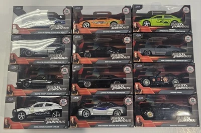12 car Lot of New In Box Jada Fast & Furious 1:32 DieCast cars! - Image 1 of 4
