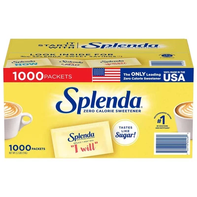 Splenda Zero Calorie Sweetener Packets (1,000 ct.) - Image 1 of 4
