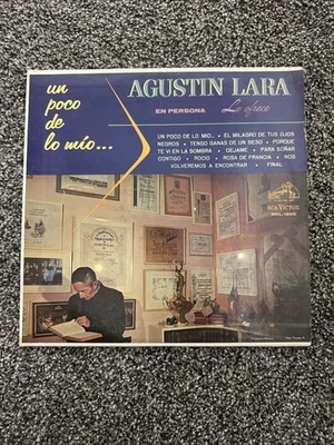 AGUSTIN LARA Un poco de lo mio... EN PERSONA Vintage RCA MEXICO - Image 1 of 2