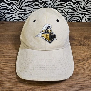 AUCN 0705 Thrifted Adjustable The Game Tan Purdue Boilermakers Hat GWOSLOO.27 - Bild 1 von 11