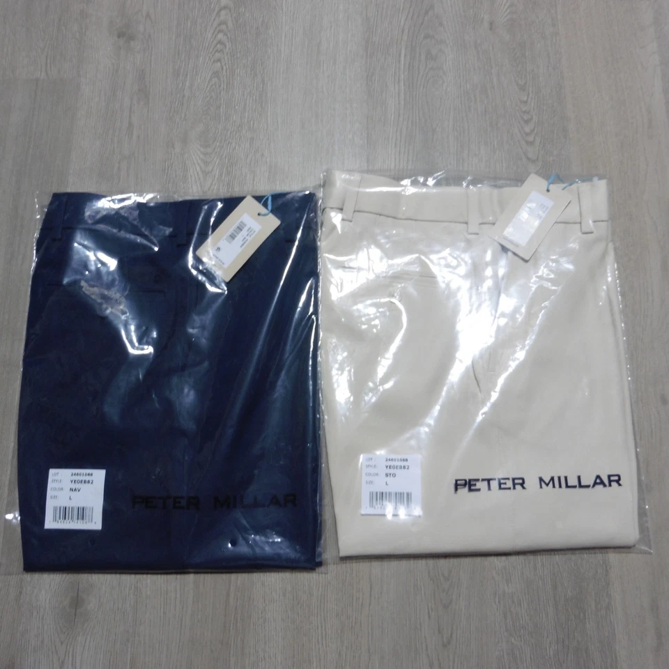 Peter Millar Junior Boys Large Salem Performance Shorts Stone Navy Blue NWT - Image 1 of 1