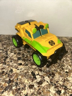 Transformers Rescue Bots Rock Rescue Team Bumblebee Playskool Heroes Green !!! - Image 1 of 4