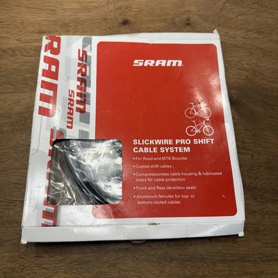 Комплект кабелей/корпусов SRAM Slickwire Pro Shift 4 мм передние + задние черные дорожные/MTB - Изображение 1 из 4