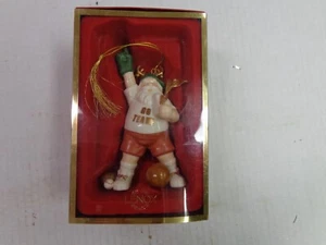 LENOX WHIMSICAL ORNAMENTS SPECTATOR SANTA 6" PORCELAIN IN BOX GO-TEAM  # 6141535 - Picture 1 of 14