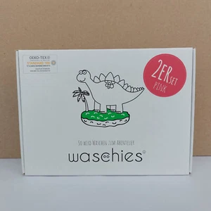 waschies Wash Pads Baby & Kids Girls Set of 2 Pink Made in Germany NEW & RARE ✅✅ - Picture 1 of 6