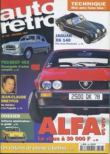 AUTO RETRO n°196 02/1997 ALFA ROMEO GT/GTV  PEUGEOT 403 JAGUAR XK140  - Imagen 1 de 1