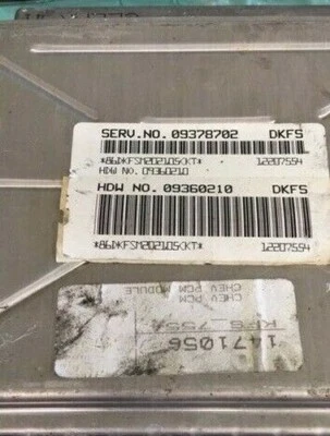 09378702 Century Regal or Malibu 2001 ecu ecm computer TESTED - Image 1 of 4