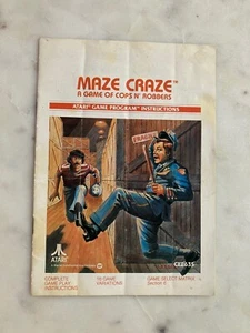 Maze Craze | Atari 2600 | Manual - Imagen 1 de 5