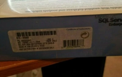 810-00560 Microsoft SQL Server 2000 Enterprise 25 CAL Edition - Image 1 of 2