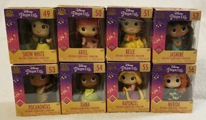 FUNKO Minis Disney Princess Vinyl Figures Ariel, Belle, Rapunzel, Pocahontas... - Picture 1 of 17